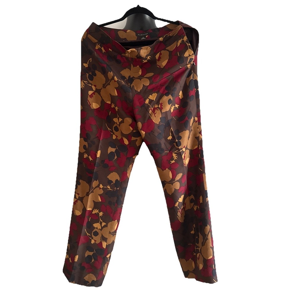 Harold's‎ Women's Pants 100% Silk Lining Size 10 Multicolored